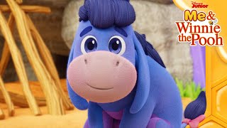 Meet Eeyore  Me amp Winnie the Pooh🍯  Vlog 9  disneyjr [upl. by Yahsan]