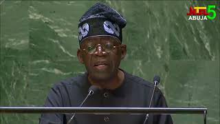 President Bola Ahmed Tinubu At United Nations General Assembly [upl. by Leterg]