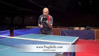 Learn to Play Topspin against Backspin  PingSkills  Table Tennis [upl. by Kellyn]