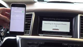 How to Pair an iPhone to a Mercedes Benz via Bluetooth [upl. by Ayt]