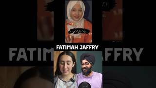 Fatima Jaffery poetry reaction❤️ fatimajaffery shayari pakistan [upl. by Nivrae]