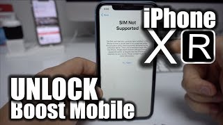 How To Unlock iPhone XR From Boost Mobile to Any Carrier [upl. by Schnell776]