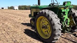 John Deere 730 Tractor Disking [upl. by Nilloc404]