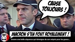 Le MÉPRIS TOTAL de Macron pour un interlocuteur Sidérant [upl. by Erodasi584]