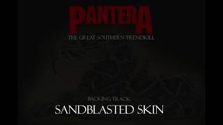 PANTERA  Sandblasted Skin reprise  Backing Track for Guitar  with Vocals [upl. by Staten161]