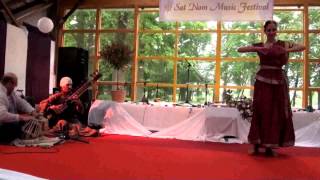 Bhramari Kathak Dance Sat Nam Music Festival 2012 [upl. by Lenna]