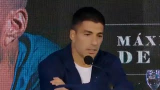 Luis Suárez empezó con su despedida y se quebró al anunciarlo [upl. by Ydnak]