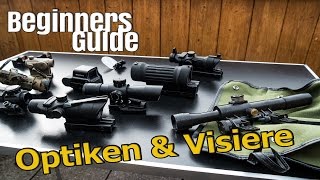 Airsoft Beginners Guide  Optiken Visiere Zielvorrichtungen GsPAirsoft 4k [upl. by Berthoud332]