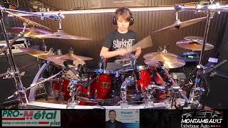 École de Musique DenysArcand  Psychosocial  Slipknot  Drum Cover [upl. by Quitt]