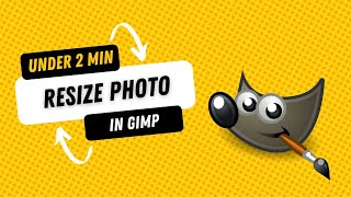 How to Resize a Photo in GIMP [upl. by Madid]