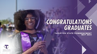 Tarleton State May 2024 Commencement [upl. by Arliene]