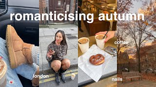 romanticising autumn🎧🍂💌 late september vlog shopping london pumpkin spiced latte amp studying [upl. by Appolonia]