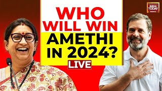 LIVE Who Will Win Amethi In 2024  Lok Sabha 2024 Elections  Rahul Gandhi Vs Smriti Irani LIVE [upl. by Orme928]