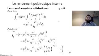 Voyons maintenant comment déterminer la relation entre exposant et rendement polytropiques [upl. by Platus]