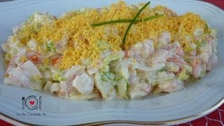 Cómo hacer Ensaladilla de Marisco  LHCY [upl. by Furr]