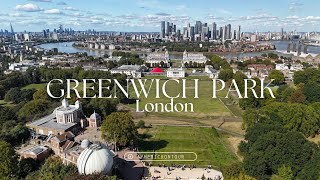 Greenwich Park  London DJI Mini 4 Pro drone  Sept 24 [upl. by Limak496]