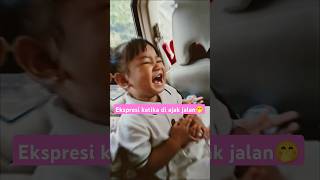 Qalesya di ajak jalanjalan seseneng ini ekspresinya 🤭 fypシ゚viral senengnya cute mimahqalesya [upl. by Hinze171]