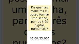 Desafio de Matemática  30 SEGUNDOS PARA RESOLVER [upl. by Erlin823]