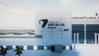 Antalya Airport Turkey Showcase video [upl. by Lynnworth]