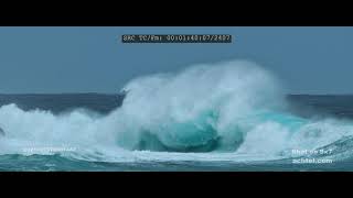 Big Waves shot with ACHTEL 9x7 Digital Cinema Camera at 384 fps [upl. by Anahtor]