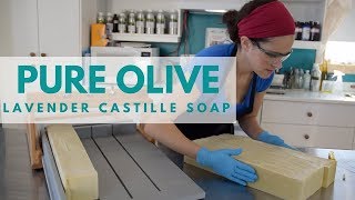 Making Lavender Castille Soap [upl. by Dennard]