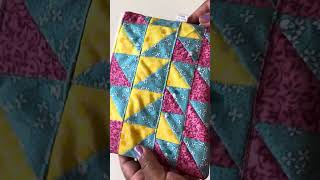 Patchwork Zipper Pouch [upl. by Ydnas328]