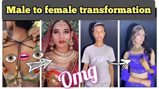 before and after transformation video m2f transgender lgbt male2female [upl. by Ariane]