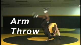 Blocked Shot To Arm Throw  Cary Kolat Wrestling Moves [upl. by Sevik]