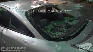 03192018 Cullman AL  Massive Hail Destroys Cars Collapses Roofs [upl. by Enida907]