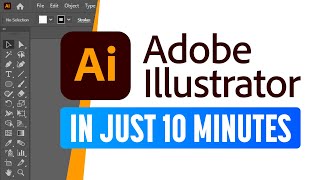 Adobe Illustrator for Beginners Get Started in 10 Minutes [upl. by Eltsirk]