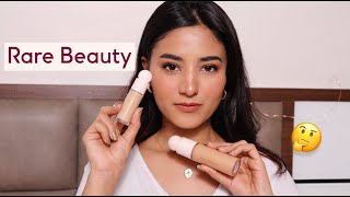 Trying the Rare Beauty products for the first time 😍  Review  Somya Gupta [upl. by Cora547]