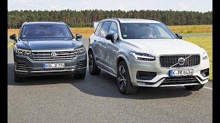 Volvo XC90 vs Volkswagen Touareg [upl. by Aeret18]