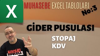 Excel Gider Pusulası Brütten Nete Muhasebe Excel Tabloları 3 [upl. by Kape]