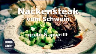 matteskocht Nackensteaks einfach marinieren amp grillen ein GrillKlassiker vom Schwein [upl. by Eelan]