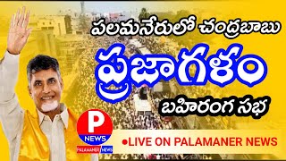 LIVE  పలమనేరులో చంద్రబాబు ప్రజాగళం  PRAJAGALAM IN PALAMANER [upl. by Ellevel]