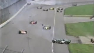 CART Indy 500 1992 Huge crash Fittipaldi Crawford Mears [upl. by Adiana]