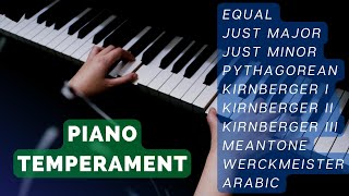 Piano TEMPERAMENT comparison [upl. by Ettennej]