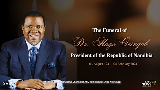 Funeral Service of the late Namibian President Hage G Geingob [upl. by Elleiram225]