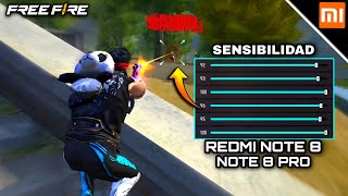 Configuracion Para Redmi note 8 Redmi Note 8 Pro🤯⚙️ FREE FIRE [upl. by Gulick]