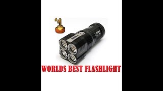 Nitecore TM28 Review Worlds Best Flashlight Brightest Camping Backpack Car Lumens Most [upl. by Irehc]