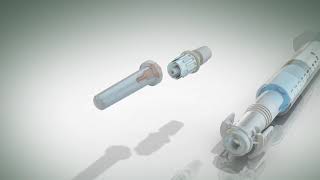 Drug Administration using a Luer Lock Syringe CSTD [upl. by Vlada750]