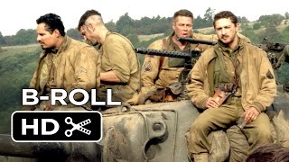 Fury BROLL 2014  Brad Pitt Logan Lerman War Movie HD [upl. by Alina]