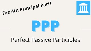 Perfect Passive Participles in Latin [upl. by Nanah]