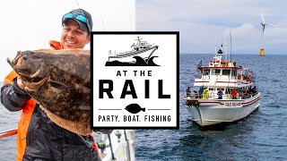 Fluke Fishing on the Gail Frances  Narragansett RI  At The Rail Ep 6 [upl. by Ahseinad]