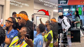 Artist Hospitalise Vybz Kartel Rush At Montego Bay Airport As Him Land Sidem Apology To Gaza Fans [upl. by Nashom]