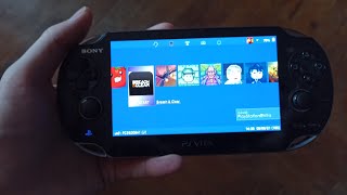 Ps Vita with One Menu  Its looking like PS4 UI [upl. by Nimzay]