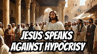 Jesus Speaks against Hypocrisy [upl. by Aniratac]