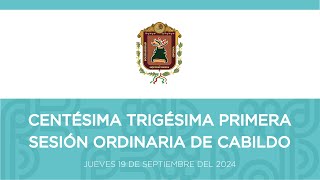 Centésima Trigésima Primera Sesión Ordinaria de Cabildo del Ayuntamiento de Metepec [upl. by Aimekahs812]