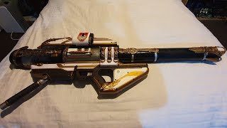 Nerf Gjallarhorn custom finished [upl. by Aliwt]