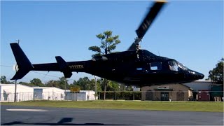 Airwolf Black Bell 222 Helicopter Startup Takeoff Flight and Landing [upl. by Acinoj]